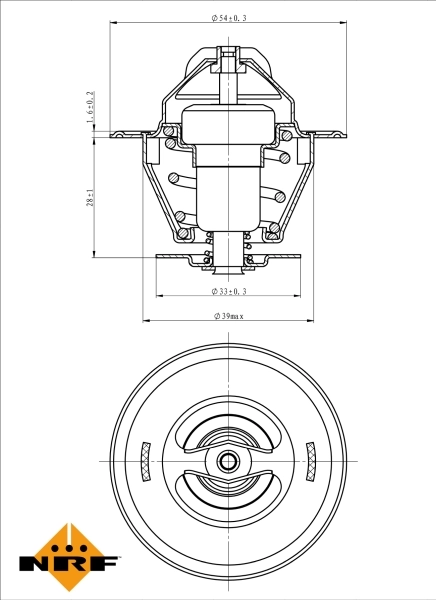 Termostat lichid racire