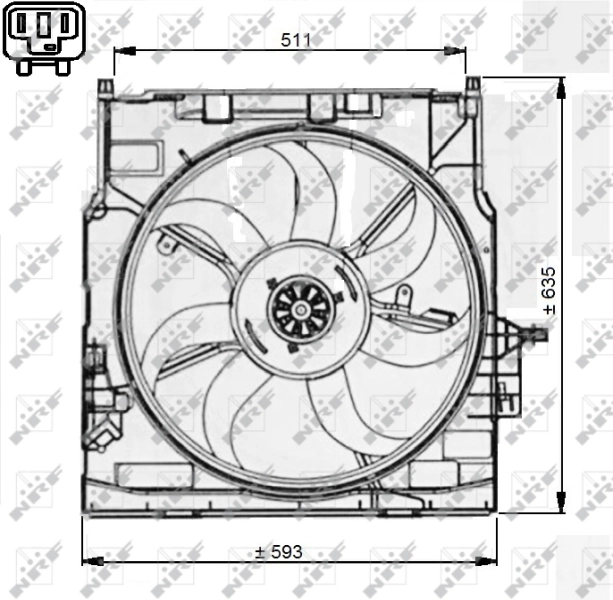Ventilator radiator racire
