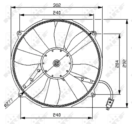 Ventilator radiator racire