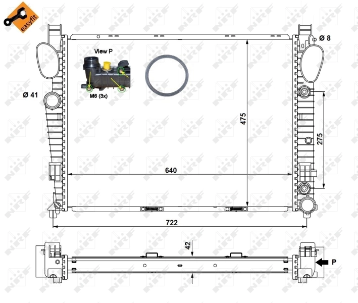 Radiator racire motor