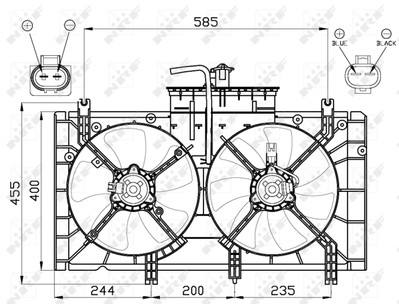 Ventilator radiator racire