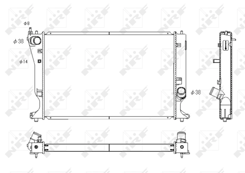 Radiator racire motor