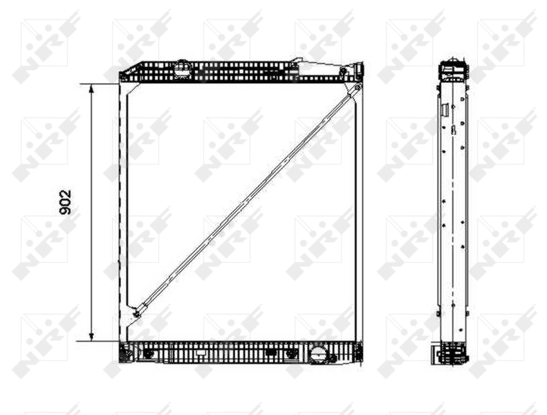 Radiator racire motor