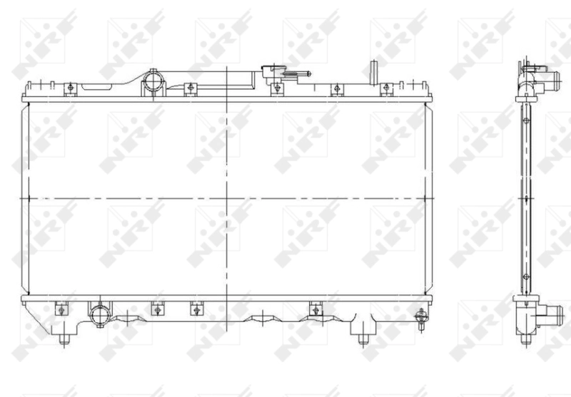 Radiator racire motor