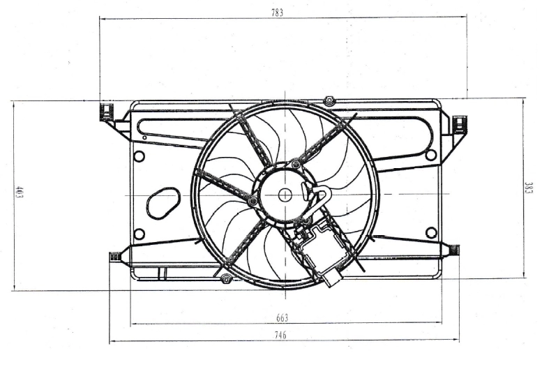 Ventilator radiator racire