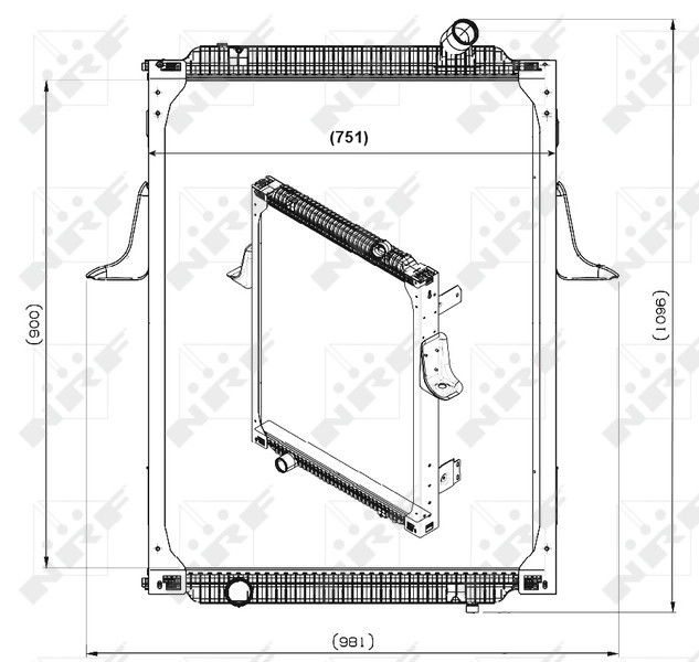 Radiator racire motor