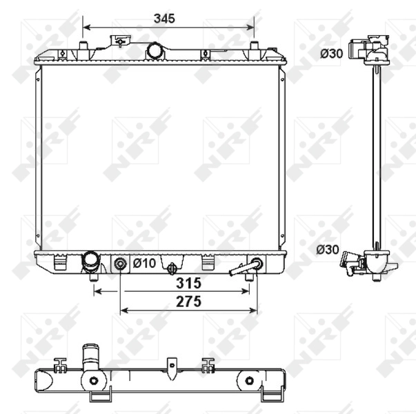 Radiator racire motor