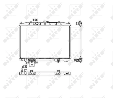 Radiator racire motor