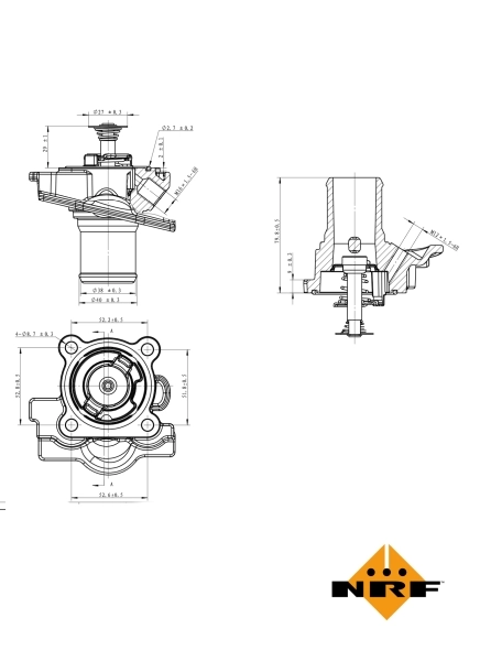 Termostat lichid racire