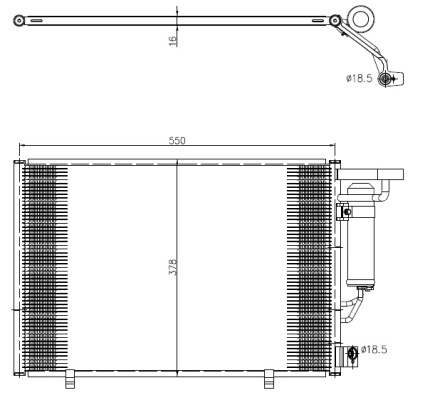Radiator climatizare