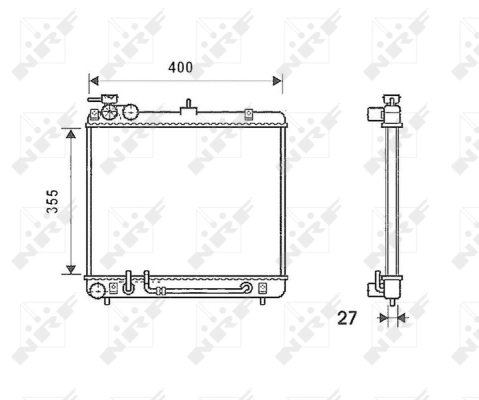 Radiator racire motor