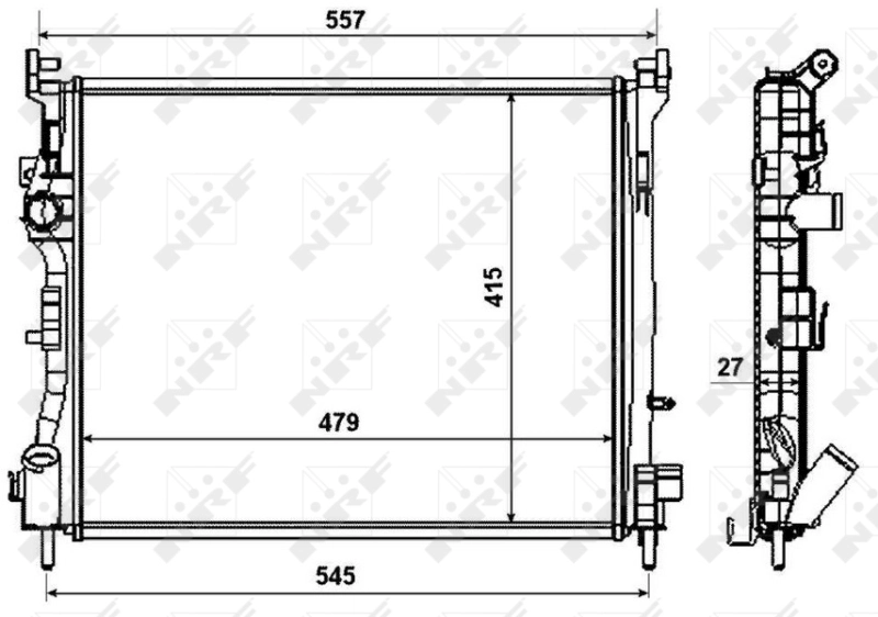 Radiator racire motor