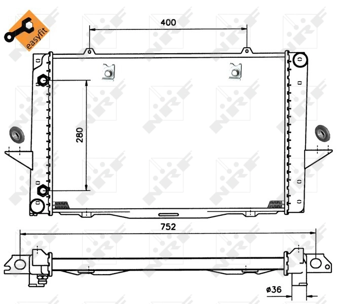 Radiator racire motor