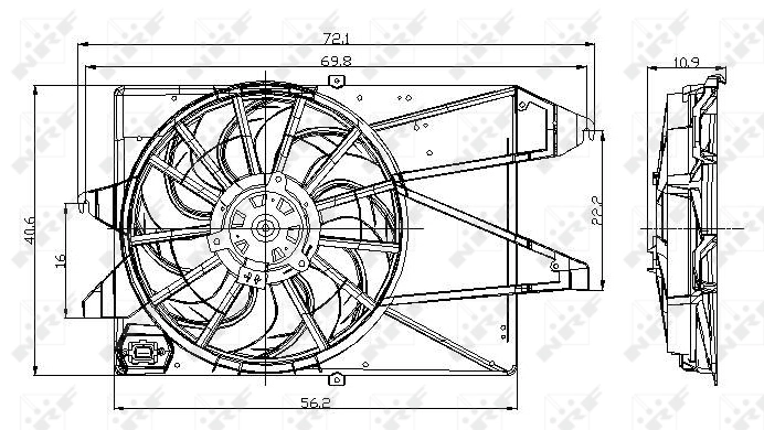 Ventilator radiator racire