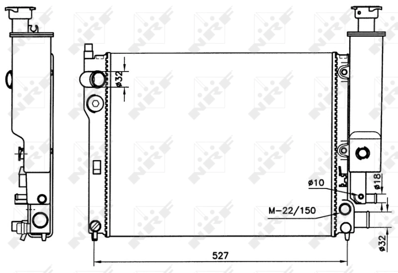 Radiator racire motor