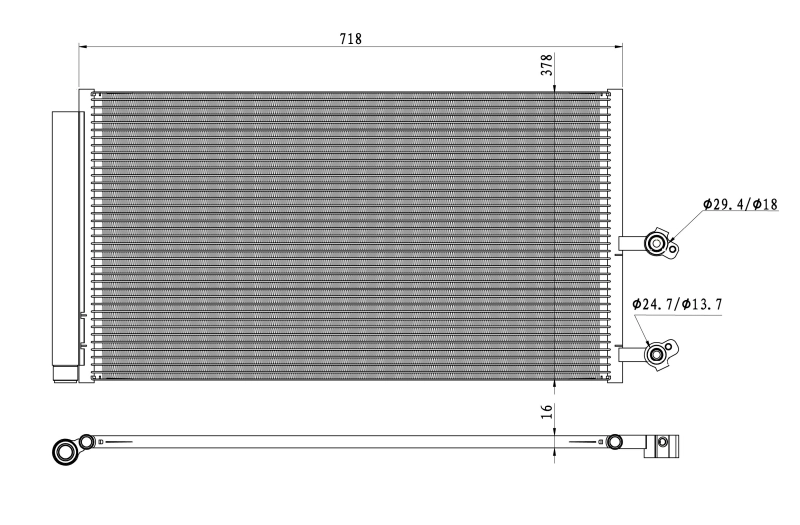 Radiator climatizare