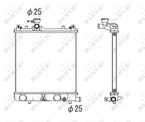 Radiator racire motor