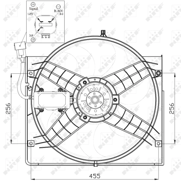 Ventilator radiator racire