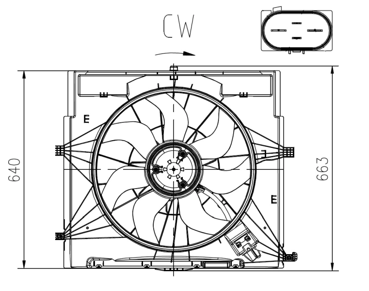 Ventilator radiator racire