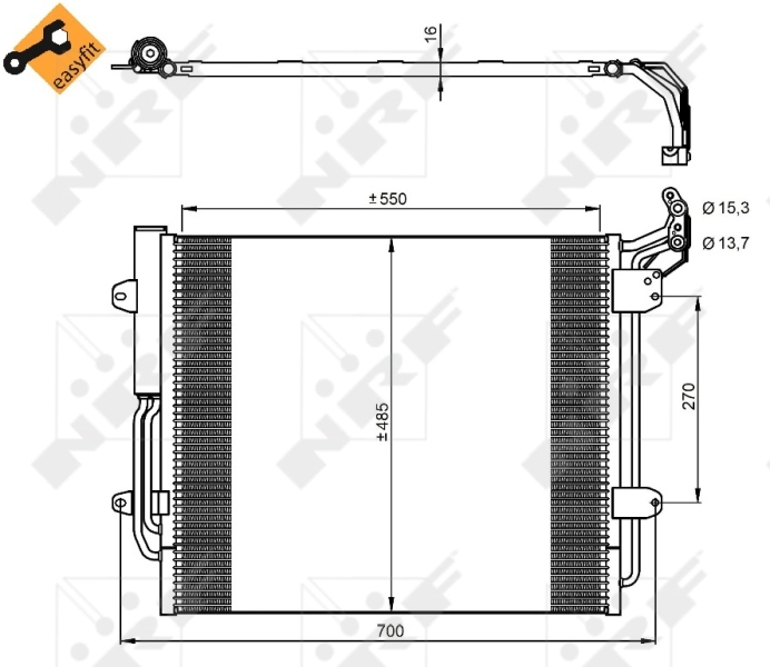 Radiator climatizare