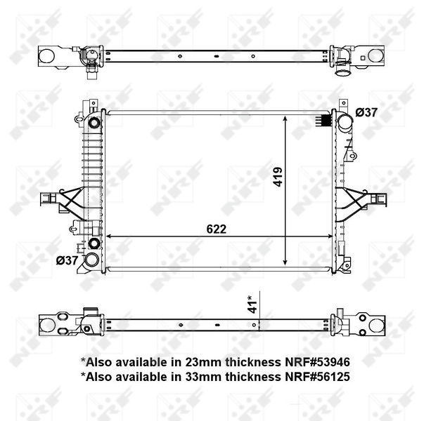 Radiator racire motor