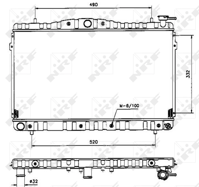 Radiator racire motor