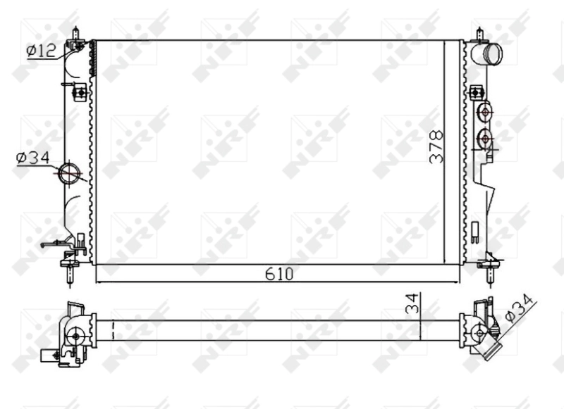 Radiator racire motor