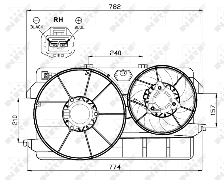 Ventilator radiator racire