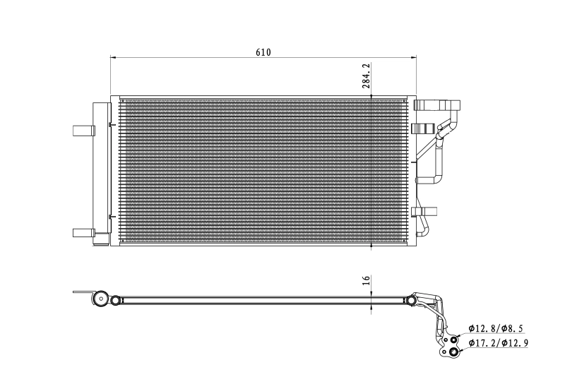 Radiator climatizare