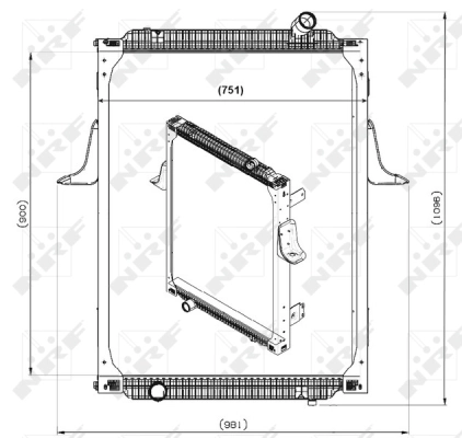Radiator racire motor