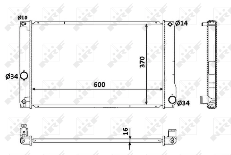 Radiator racire motor