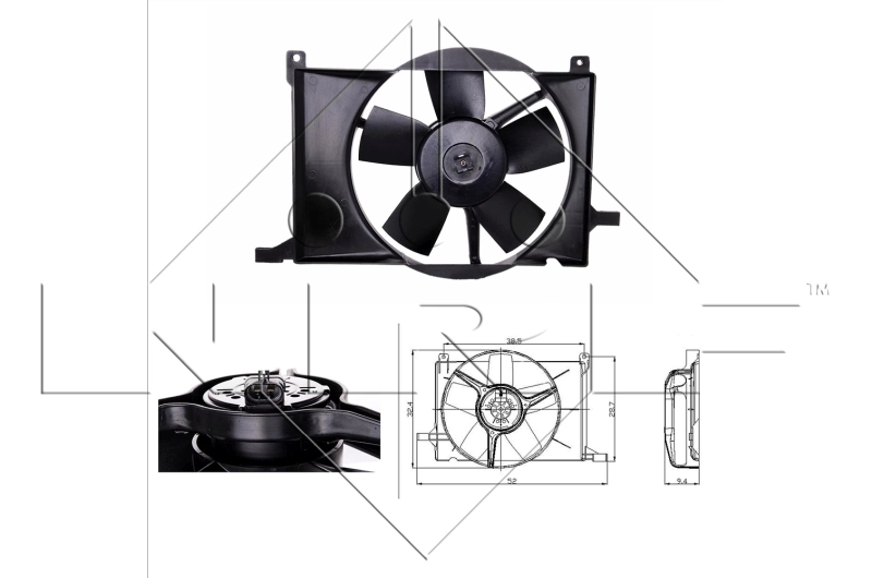 Ventilator radiator racire