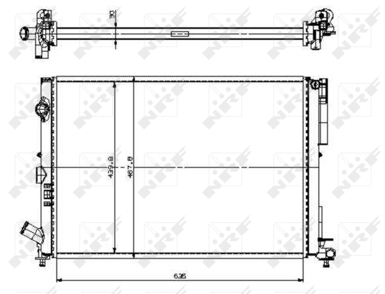 Radiator racire motor