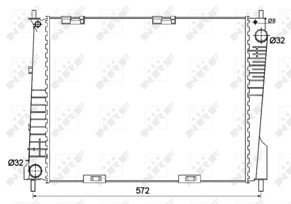 Radiator racire motor