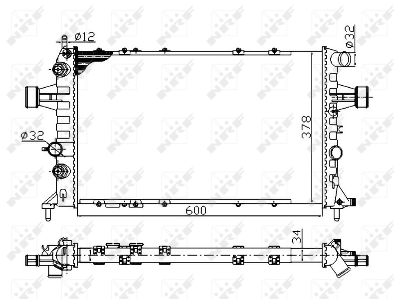 Radiator racire motor
