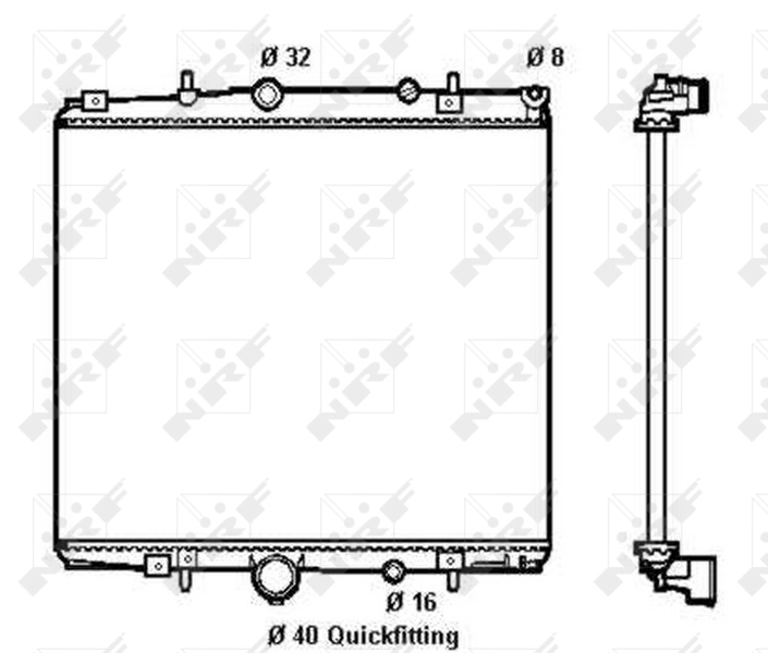 Radiator racire motor