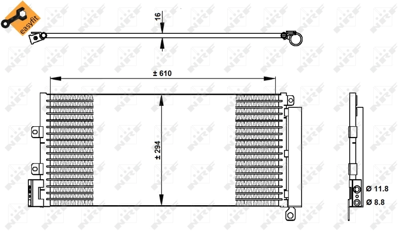 Radiator climatizare