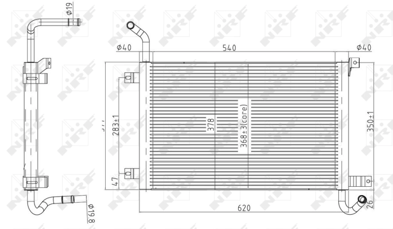 Radiator racire motor