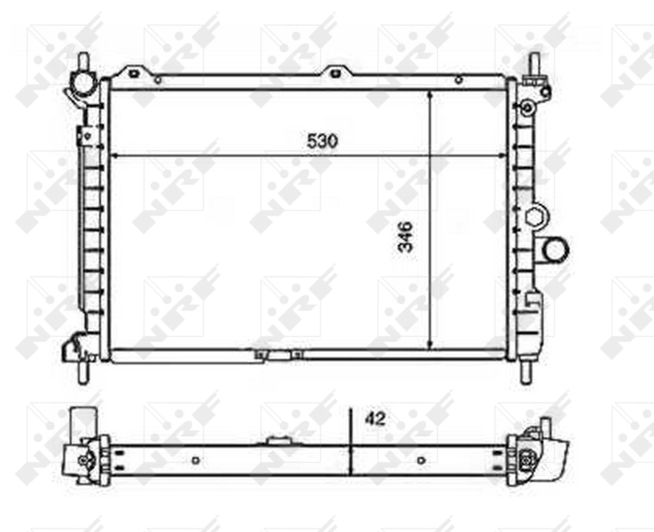 Radiator racire motor