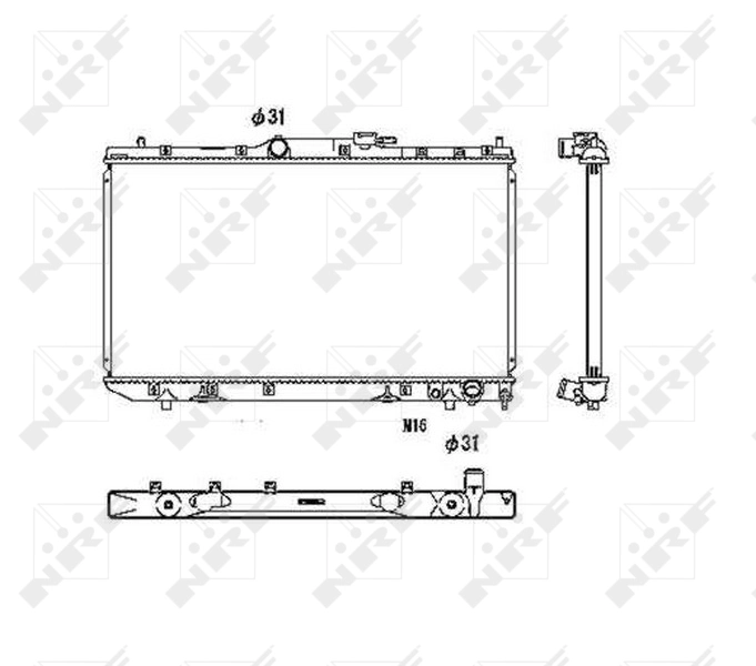Radiator racire motor