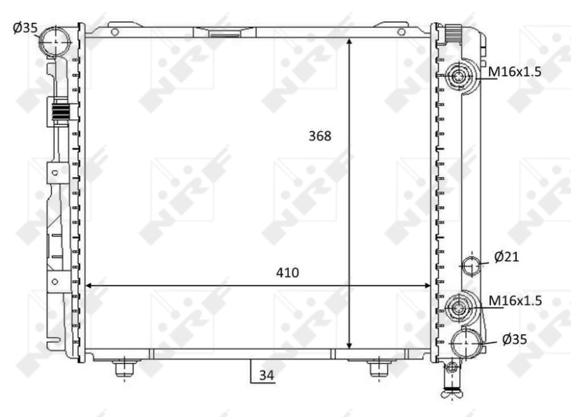 Radiator racire motor