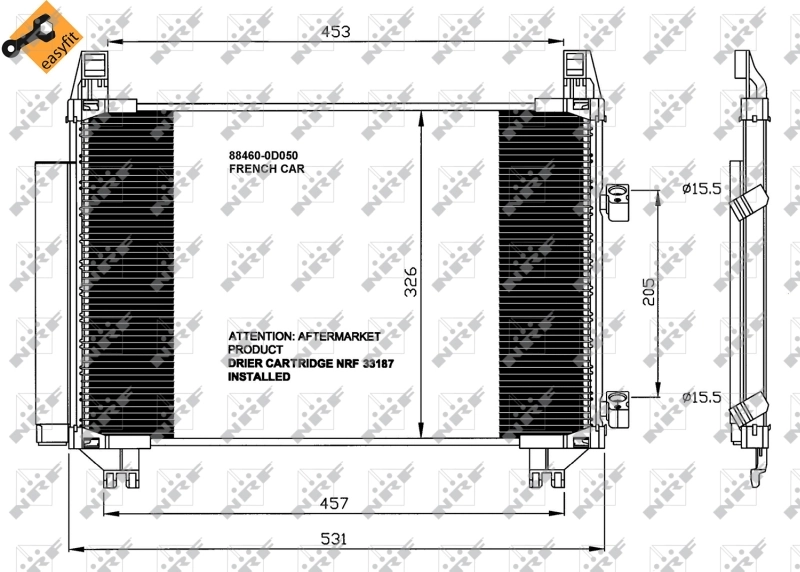Radiator climatizare