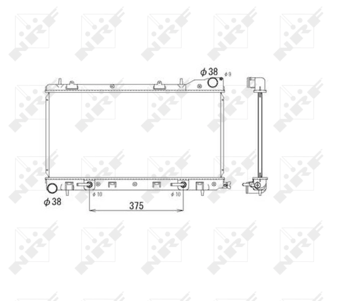 Radiator racire motor