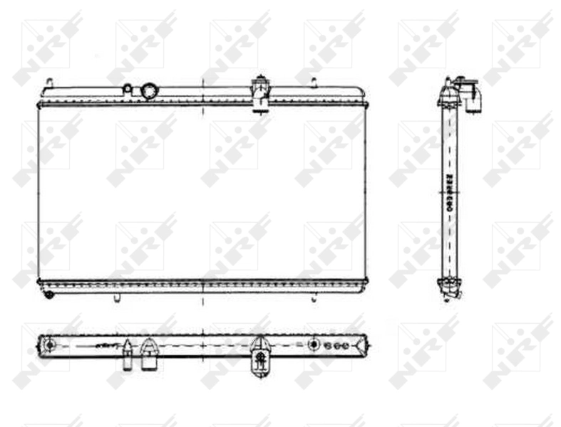 Radiator racire motor