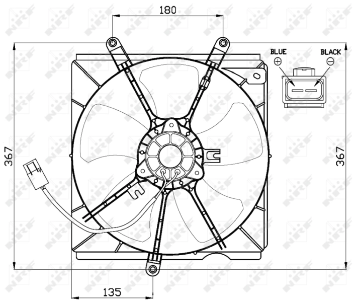 Ventilator radiator racire