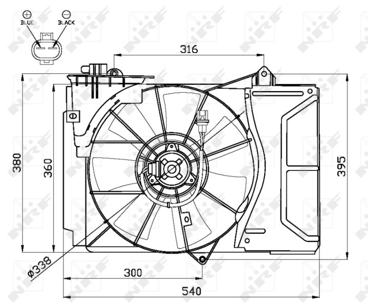 Ventilator radiator racire