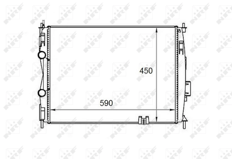 Radiator racire motor
