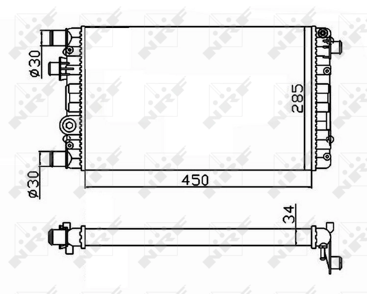 Radiator racire motor