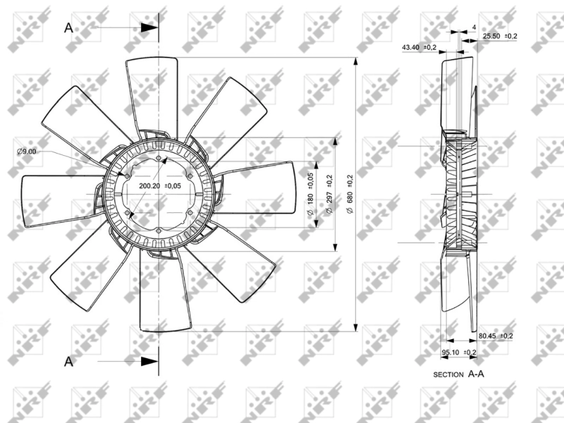 Paleta ventilator racire motor