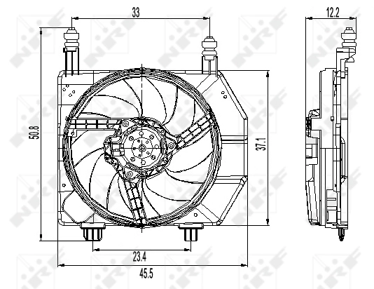 Ventilator radiator racire